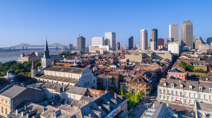 Aerial View of New Orleans French Quarter - 765190861