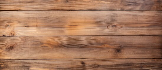 Fototapeta premium Close-up of a wooden wall with brown stain
