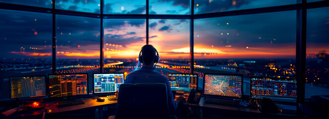 Airport Control: Inside the Tower of Air Traffic Controllers