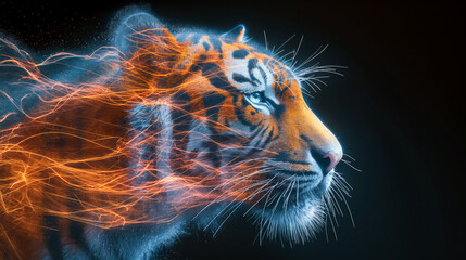 Tygrys, praca artystyczna