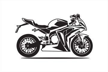 Obraz premium silhouette of a motorcycle