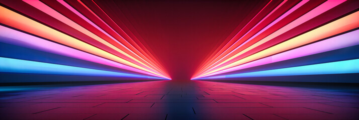 Ultraviolet Odyssey: A Neon Spectacle of Light and Geometry, Crafting a Vision of Tomorrows Elegance