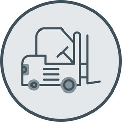 Lifter Line Fill Circle Icon