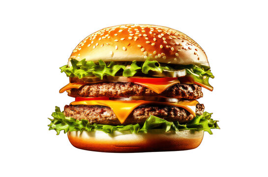a picture of a hamburger soft smooth lighting only png premium