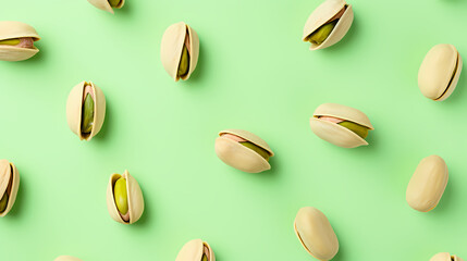 Obraz na płótnie Canvas Background filled with rich pistachios