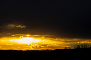 Sunset at Camp Columbia
