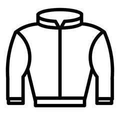 Jacket Vector Line Icon Design