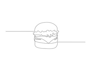 Continuous Line Drawing Of Teddy Bear. One Line Of Teddy Bear. Doll Continuous Line Art. Editable Outline.