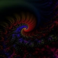 Fractal colorful, multicolor fashion elegant premium background,  abstract beautiful cover, royal wallpaper, 3D rendering, 3D illustration