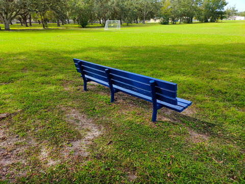 Blue Bench