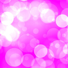 Pink bokeh background for banner, poster, Party, Anniversary, greetings, and various design works