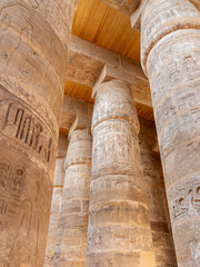 Great Hipostyle Hall at the Temple of Karnak Luxor Egypt