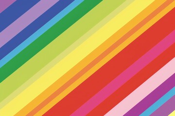 rainbow stripes colorful background Generative AI