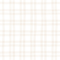 Brown Beige Gingham Check Hand Drawn Background Overlay