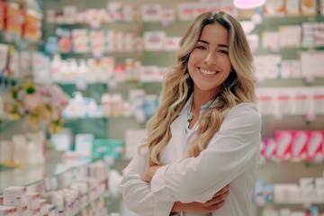 Pregnant Businesswoman Writing at Desk