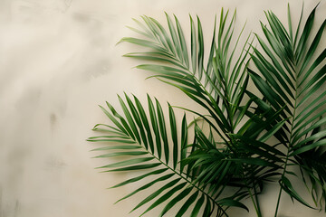  Spa Banner Concept with Palm Leaves