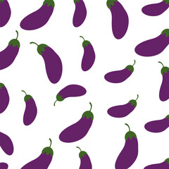 Eggplant vector background
