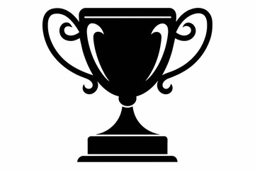 trophy  vector silhouette 