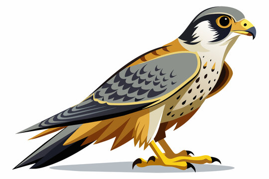  falcon full body high detail vector 