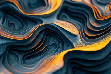 Foto op Aluminium a close up of a colorful surface © Constantin