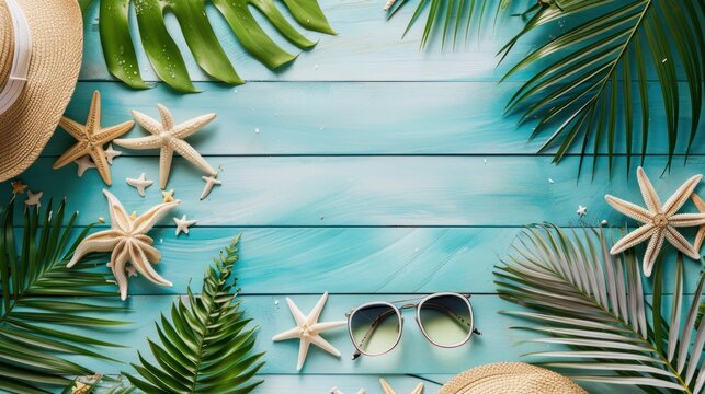 Background on the theme of holidays abroad at sea