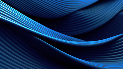 Blue Abstract Waves
