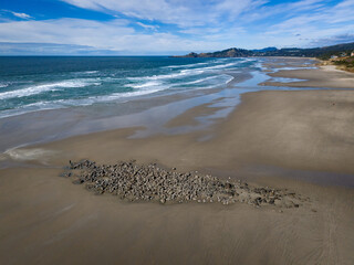 Nye Beach Oregon Coast Highway 101 Newport Oregon Beach