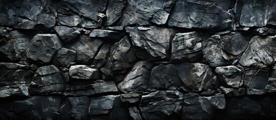 black stone wall texture background, stone wall background, rock wall texture