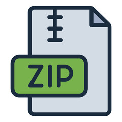 ZIP File compress icon