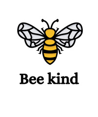 bee kind, bee safe t-shirt design, honey bee t-shirt design, honey bee colorful vector t-shirt design.