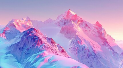 Augmented reality mountain climbing, virtual landscapes, safety training, solid color background, 4k, ultra hd - obrazy, fototapety, plakaty