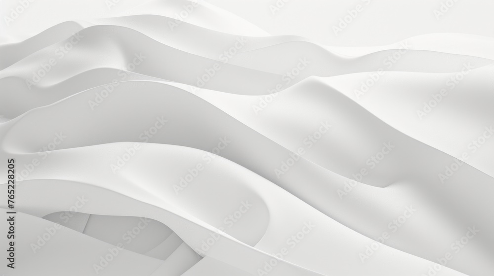 Poster subtle aesthetics define pale abstract patterns against a white and grey background