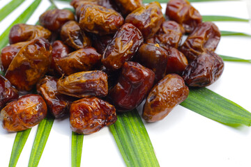 Dates or dattes palm fruit