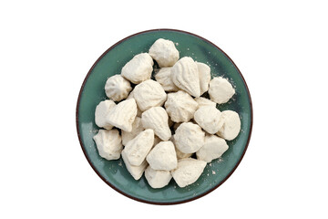 White clay filler, Soft-prepared chalk.  Thai tradition, Songkran Festival