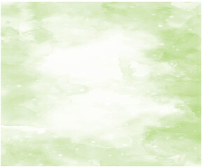 Green watercolor background hand-drawn. vintage background website wall or paper illustrations