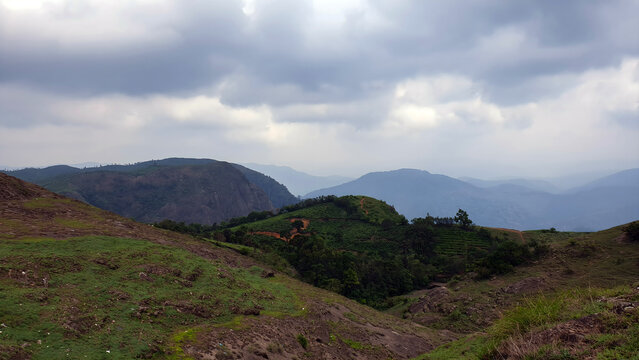 Beautiful tourist place Parunthanpara Idukki kerela India
