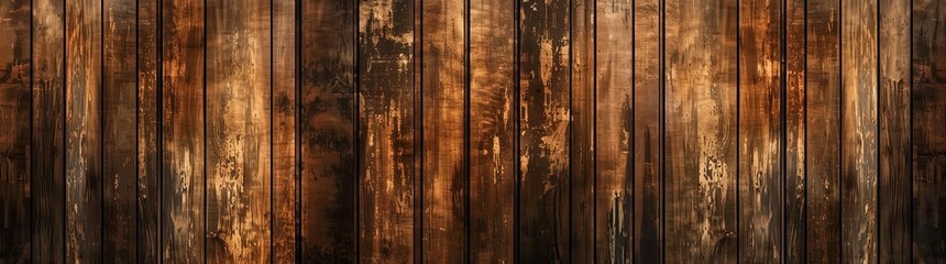 Wood background - Brown wooden acoustic panels wall texture , seamless pattern 10 - obrazy, fototapety, plakaty