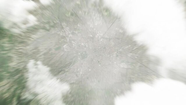 Earth zoom in from space to Mexico City, Mexico. Followed by zoom out through clouds and atmosphere into space. Satellite view. Travel intro. Images from NASA