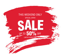 sale banner layout design vector illustration