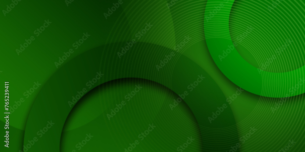 Poster abstract overlapping lines and circles geometric background with gradient colors