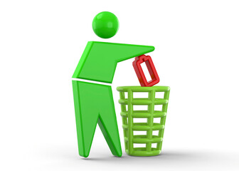 The Recycle Icon - 3D