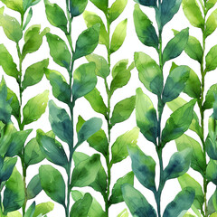 Seamless Seaweed Pattern for Nautical Themes