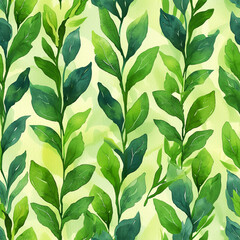 Seamless Seaweed Pattern for Nautical Themes