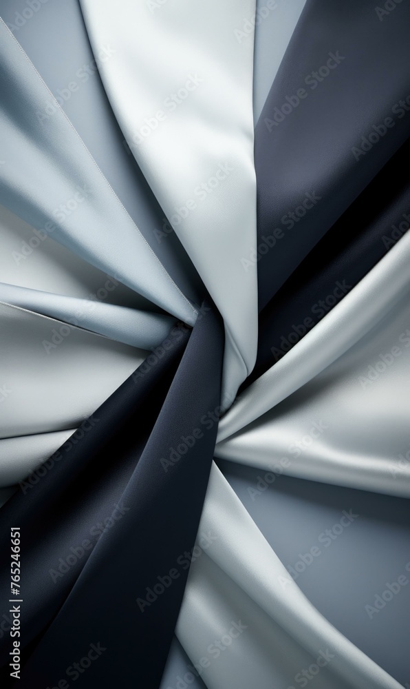 Poster a close up of a fabric that is wrapped around itself. generative ai.