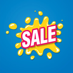 sale banner layout design vector illustration