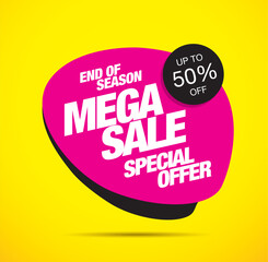 sale banner layout design vector illustration