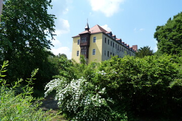 Schlosspark am Schoss Ballenstedt in Sachsen-Anhalt