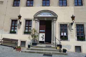 Eingang am Schloss Ballenstedt