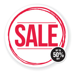 sale banner layout design vector illustration