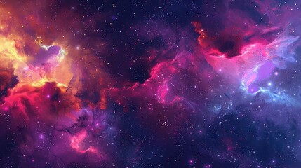 Abstract multicolored background galaxy cosmos concept